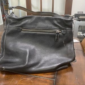 Giani Bernini black leather hobo